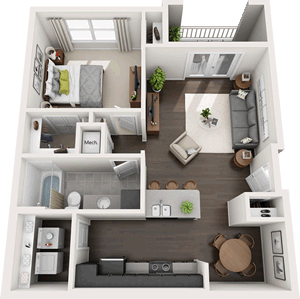 A1 - One Bedroom / One Bath